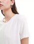 Фото #3 товара Monki super soft t-shirt in white