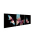 Фото #3 товара Decor Butterfly 3 Piece Set Wrapped Canvas Wall Art Painting -16" x 48"