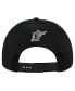 Фото #2 товара Men's Black Florida Marlins Cooperstown Collection Premier Hitch Adjustable Hat