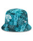 Фото #1 товара Men's Teal Jacksonville Jaguars Shibori Bucket Hat