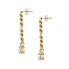 Beautiful gold-plated earrings with Poetica SAUZ08 crystals
