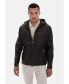 ფოტო #2 პროდუქტის Men's Leather Jacket, Nappa Brown