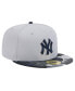 Фото #3 товара Men's Gray New York Yankees Active Team Camo 59FIFTY Fitted Hat