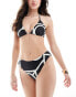 Фото #1 товара 4th & Reckless ivy geo print bikini bottom in black