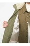 Фото #5 товара Пушистое пальто с длинными рукавами LCW Casual Dik Yaka Düz Куртка