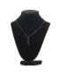Фото #3 товара 5A Cubic Zirconia Vertical Bar Pendant Necklace