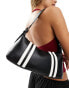 Фото #3 товара Public Desire Tayce stripe shoulder back in black