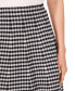 Women's Gingham A-Line Mini Skirt