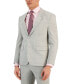 ფოტო #1 პროდუქტის Men's Modern-Fit Check-Print Superflex Suit Jacket