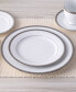 Фото #17 товара Charlotta Platinum 4 Piece 10.5" Dinner Plates Set, Service for 4