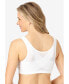 ფოტო #2 პროდუქტის Plus Size Front-Close Lace Posture Bra