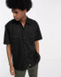 Dickies short sleeve work shirt in black