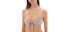 Jonathan Simkhai 286171 Katrine Metallic Tie Front Bikini Top, Size Medium - фото #1