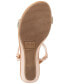 ფოტო #9 პროდუქტის Women's Mulan Embellished Wedge Sandals, Created Macy's