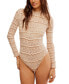 Фото #4 товара Women's Angelina Mock Neck Bodysuit