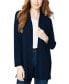 Фото #1 товара Petite Icon Open-Front Relaxed Cardigan