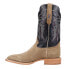 Фото #3 товара R. Watson Boots Boar Wide Square Toe Cowboy Mens Beige, Blue, Blue Casual Boots