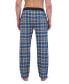 ფოტო #2 პროდუქტის Men's Ultimate Ultra Soft Plaid Flannel Pajama Pants