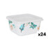 Фото #1 товара Квадратная коробочка для завтраков с крышкой La Mediterránea Alba меламин 11 x 11 x 5,5 cm (24 штук)
