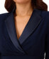 ფოტო #4 პროდუქტის Women's Jersey Tuxedo Sheath Dress