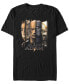 Фото #1 товара Men's Black Adam The Cast Short Sleeve T-shirt