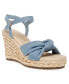 Фото #1 товара Women's Wheatley Ankle Strap Espadrille Wedge Sandals