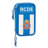Фото #1 товара Двойной пенал RCD Espanyol Синий Белый 12.5 x 19.5 x 4 cm (28 Предметы)