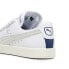 Фото #6 товара Puma Clyde Q3 Rhuigi 39330501 Mens White Leather Lifestyle Sneakers Shoes
