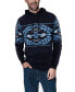 ფოტო #1 პროდუქტის Men's Aztec Hooded Sweater