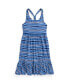 ფოტო #1 პროდუქტის Big Girls Striped Cotton Jersey Dress