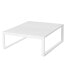 Фото #1 товара Кофейный столик Io Белый Алюминий 100 x 100 x 45 cm
