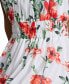 Фото #7 товара Women's Floral-Print A-Line Halter Dress