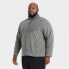 Men's Big & Tall Polartec Fleece Jacket - All in Motion Gray 2XL