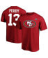 Фото #1 товара Men's Brock Purdy Scarlet San Francisco 49ers Super Bowl LVIII Big and Tall Player Name and Number T-shirt