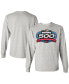Фото #1 товара Men's Gray 2024 Daytona 500 Logo Long Sleeve T-shirt
