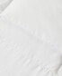 Ultra-Soft Nano-Touch White Down Fiber Light Warmth Comforter, Twin