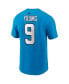 Фото #2 товара Nike Men's Bryce Young Blue Carolina Panthers 2023 NFL Draft First Round Pick Player Name Number T-Shirt