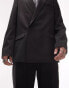 Фото #8 товара Topman wrap suit jacket in black