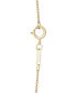 ფოტო #5 პროდუქტის Diamond Double Circle Pendant Necklace (1/6 ct. t.w.) in in 10k Gold, Created for Macy's