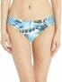 Фото #1 товара La Blanca 268370 Women's Side Shirred Hipster Bikini Bottom Swimwear Size 10