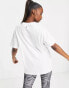 ASOS 4505 Icon oversized t-shirt with quick dry in white