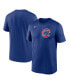 ფოტო #1 პროდუქტის Men's Royal Chicago Cubs Fuse Legend T-shirt