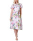 Фото #1 товара Women's Printed Chiffon Midi Dress