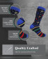 ფოტო #5 პროდუქტის Men's Bold Designer Dress Socks Pack of 6