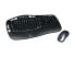 Фото #1 товара Logitech MK550 2.4 GHz Wireless Wave Keyboard and Mouse Combo - Black