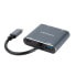 Фото #3 товара Адаптер USB C—HDMI NANOCABLE 10.16.4305 4K Ultra HD Серый 15 cm