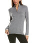 Hannah Rose Tee Time Cashmere-Blend 1/4-Zip Pullover Women's