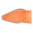 Фото #4 товара Dingo Thunder Road Embroidered Snip Toe Cowboy Womens Orange Casual Boots DI597