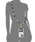 ფოტო #3 პროდუქტის Women's Black and Gray Acrylic Crossbody iPhone Chain