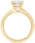 ფოტო #2 პროდუქტის Certified Lab Grown Diamond Oval Solitaire Engagement Ring (4 ct. t.w.) in 14k Gold